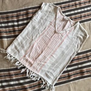 Woven LOFT short sleeved tunic